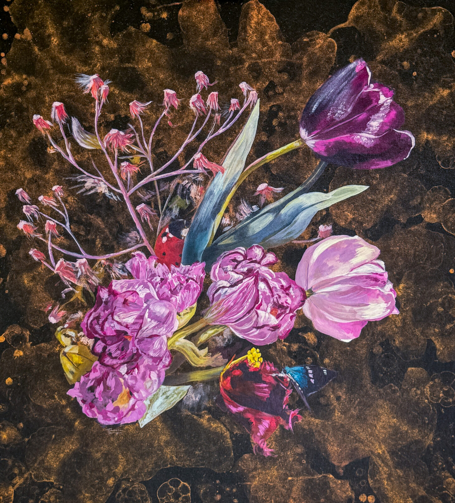Tâmisa Trommer "Florescer" série Flora Iluminada